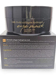 24k Gold Collagen Hydrogel Eye Mask | Improve Wrinkles, Anti Puffiness, And Dark Circle | 60 Pcs of Eye Mask - Product Image